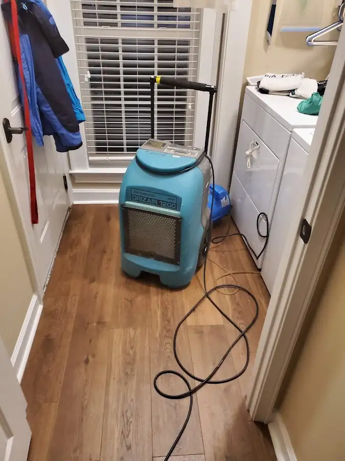 Commercial dehumidifier deployed for Crawl Space Restoration in Greensboro