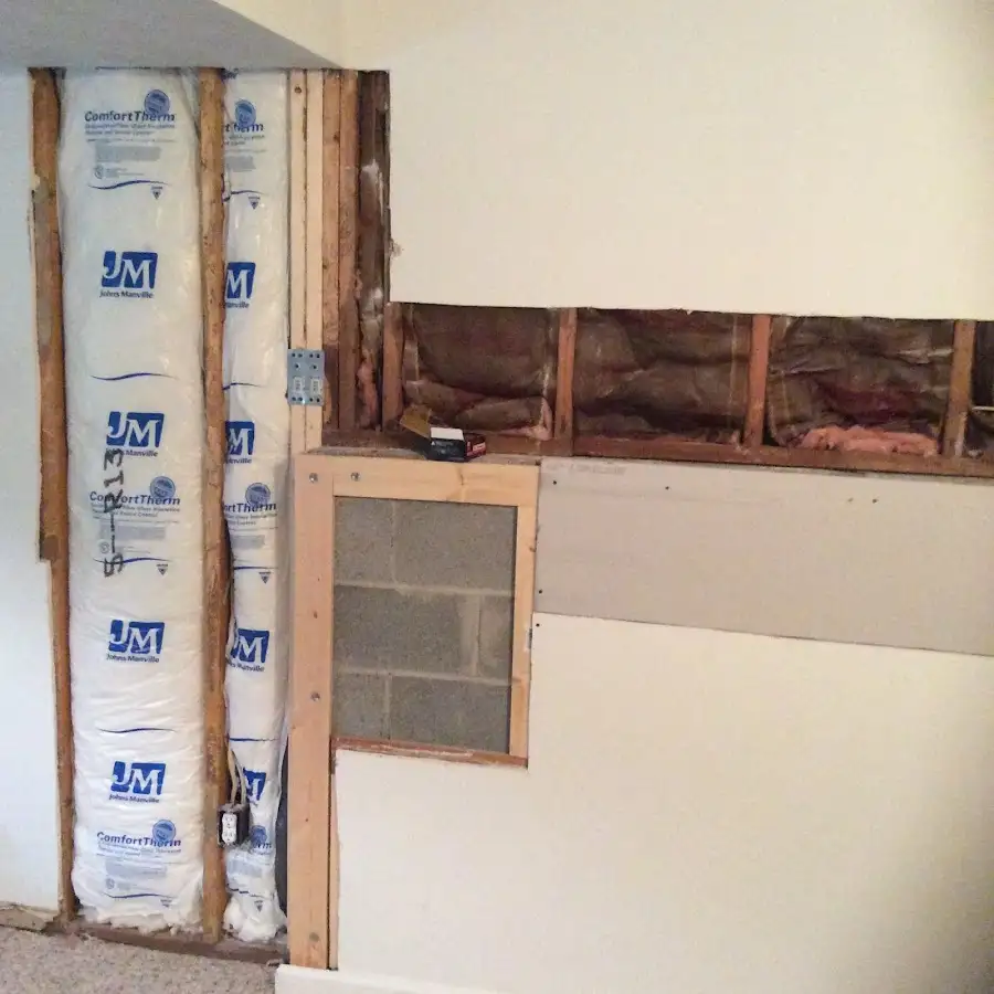 Wall insulation replacement during Odor Removal & Deodorization in Greensboro